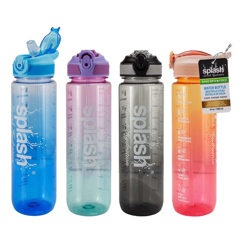 Splash Plastic Sport Bottle 34oz