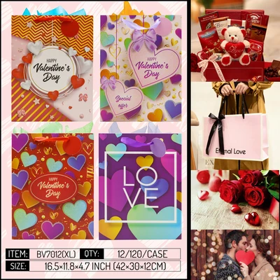 BV7012-XL, VALENTINE GIFT BAG XL, 887257170294