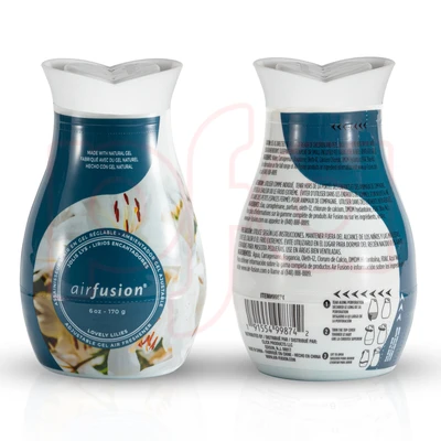 99874, Air Fusion Adjustable Gel Air Freshener 6oz Lovely Lilies, 191554998742