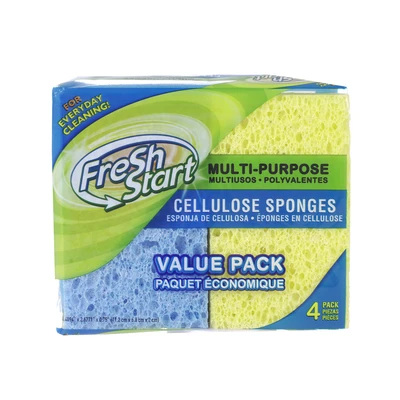 32224, Fresh Start Cellulose Sponges 4PK, 191554322240