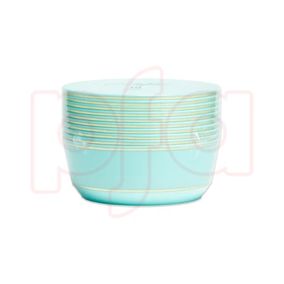 36358, EP 10PK 8oz Dessert Bowl Mint+Gold, 191554363588