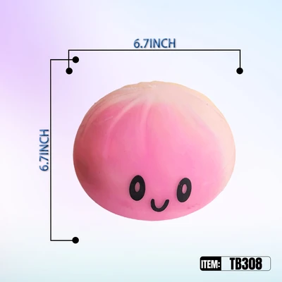 TB308, Rainbow Squishy Dumplings  6.7", 887258013088
