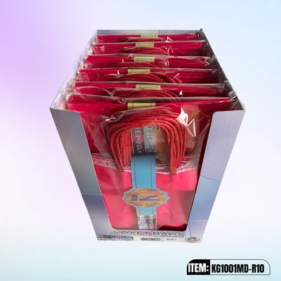 KG1001MD-R10, Kraft Bags MD. Rose Red 12/Pk 10.6"x8.6"x4.3", 887258100313