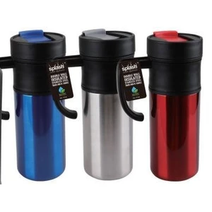 58213, Splash Stainless Mug 16oz w/ Handle, 191554582132