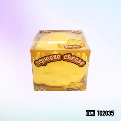 TC2035, Squishy Flour Square Cheese 4.33"x4.33"x4.33, 887258040350