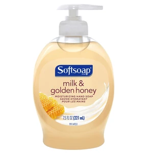 SS75-MH, Softsoap 221ml (7.5oz) PUMP Hand Soap Milk & Honey, 74182290948