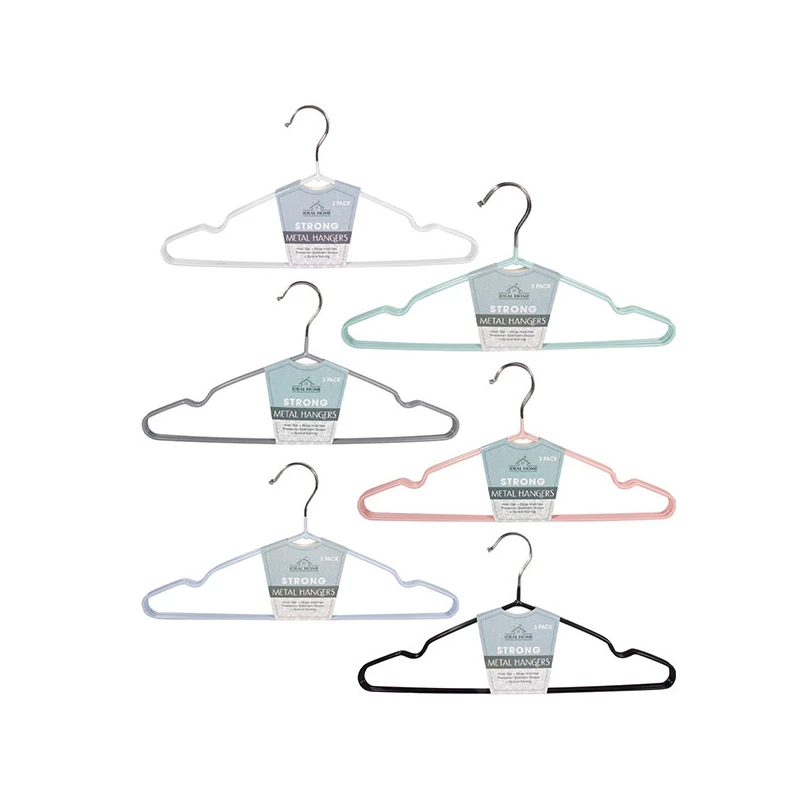 Ideal Home Metal Hanger 3PK