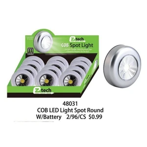 48031, EZ Tech COB LED Round Spot Light, 191554480315