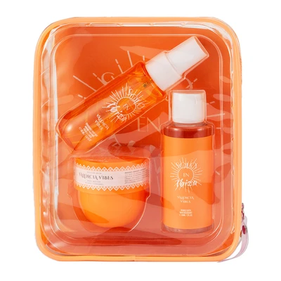 89518, Solo En Ibiza Bath & Body Travel Set 3PK – Valencia Vibes, 191554895188