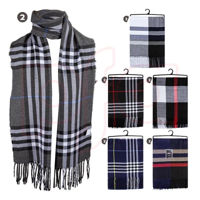 13003, Thermaxxx Mens Scarf Plaid HD, 191554130036