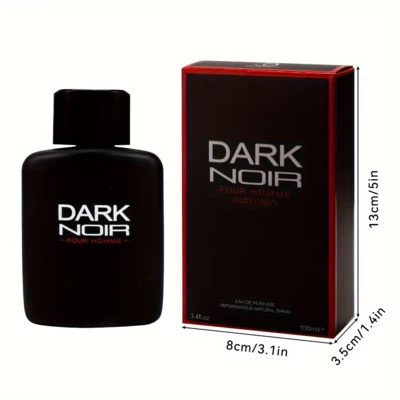 88215, Eau de Parfum 3.4 oz/100 ml Dark Noir for Men - United Scents, 191554882157