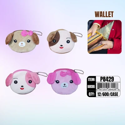 P8429, DOG COIN PURSE, 887257284298