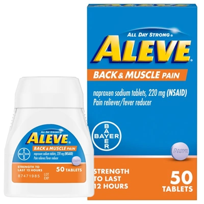 A50BMP, Aleve 50 Tablets Back & Muscle Pain, 325866573452