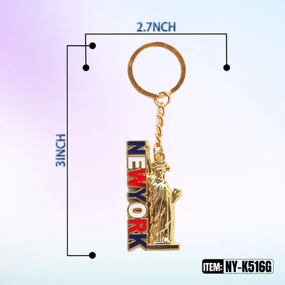 NY-K516G, NY key chain, 887257947025