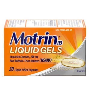MOT-LG-20, Motrin Liquid Gel 20 Capsules