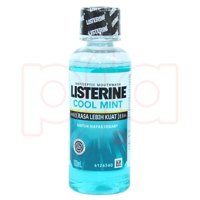 L100CM, Listerine Mouthwash 100ml Cool Mint, 8992725910400