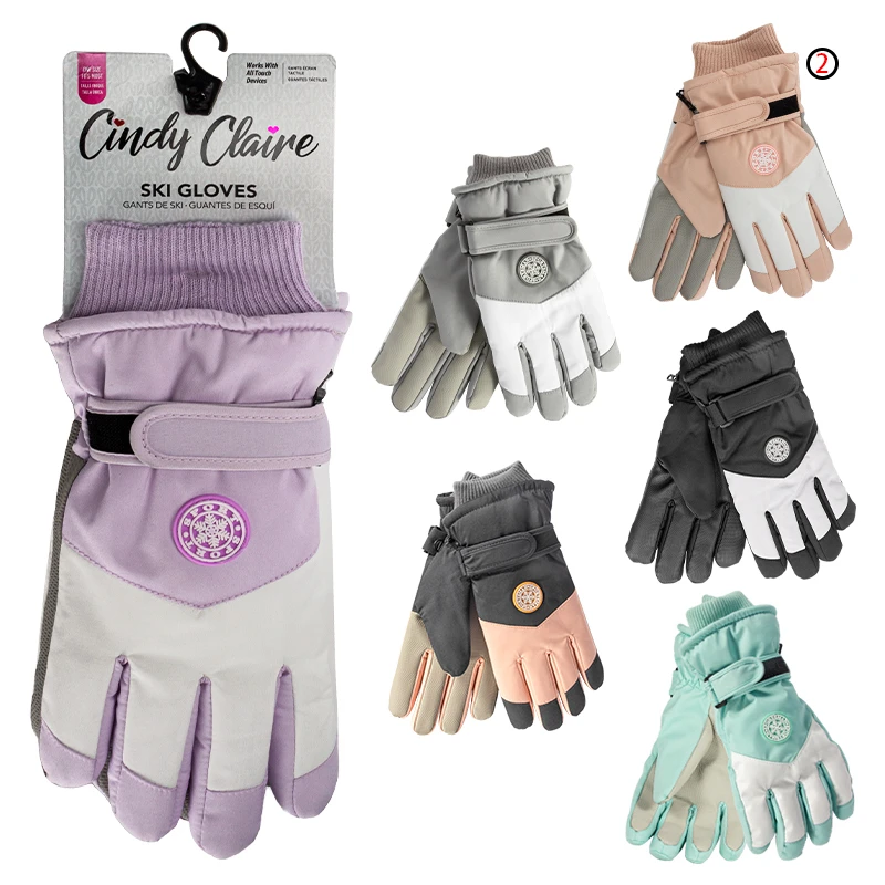 Cindy Claire Ladies Ski Touch Gloves