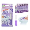 60123, Toilet Cleaning Gel 1 Pack Clean Lavender Scent 1.61oz with 14 Stamps - Air Fusion, 191554601239