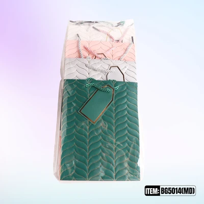 BG5014-MD, General  Gift Bags MD x4 Assted.  7.1"x3.9"x9", 887257150302