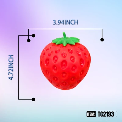 TC2193, Squishy Strawberry 4.7", 887258041937