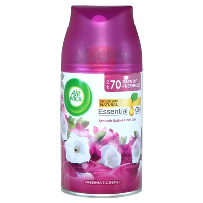 AW250SS, Air Wick Freshmatic Refill 250ml 6.2oz Smooth Satin Lily, 5011417552995