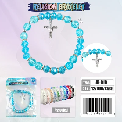 JR-019, Crystal Religion Bracelet, 887257840012