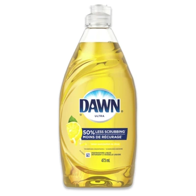 DAWNU16-LEM, Dawn Ultra Dish Liquid 473mL 16oz Lemon Scent, 030772006160
