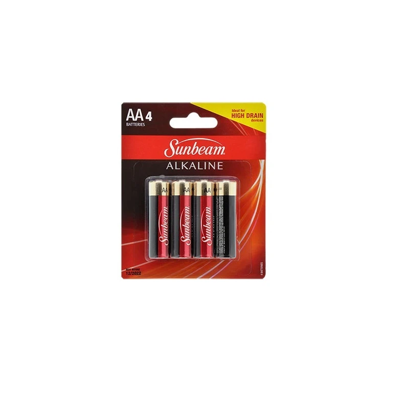 Sunbeam Battery Alkaline 4PK AA