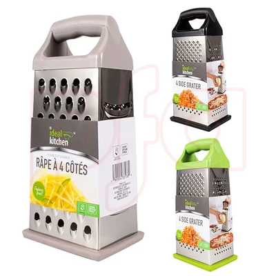 33138, Ideal Kitchen Stainless Steel Grater 9in 4 Sides, 191554331389