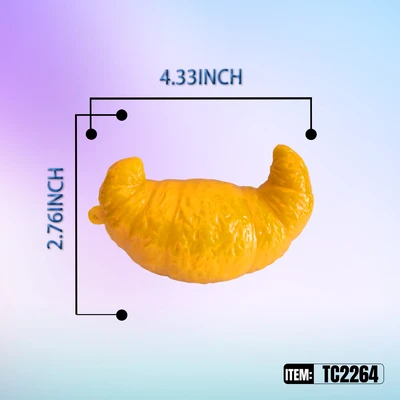 TC2264, Crunchy Squeezy Croissant 4.33"x2.76" Box (TC2241), 887258042644