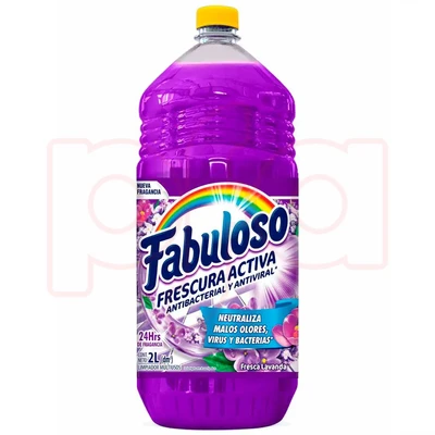 FAB2L-LV, Fabuloso 2 Liter (67.62oz) Lavender (75/Pallet), 7501035905344