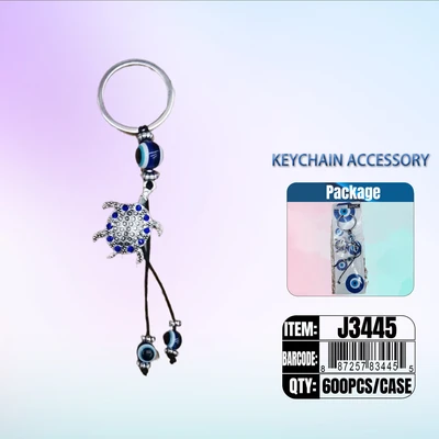 J3445, Evil Eye Key Chain, 887257834455