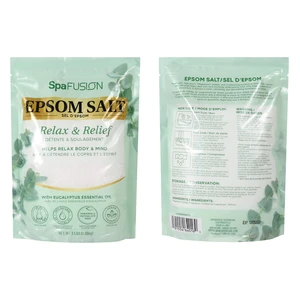 64016, Spa Fusion Epsom Salt 3lb Bag Relax & Relief, 191554640160
