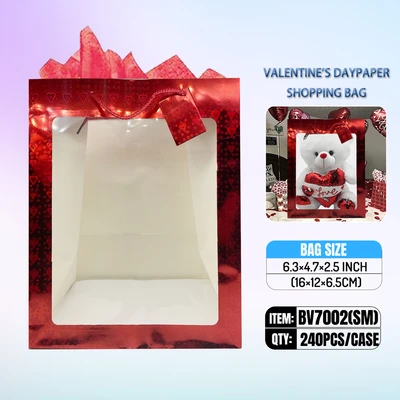 BV7002-SM, WINDOW GIFT BAG SM, 887257170041