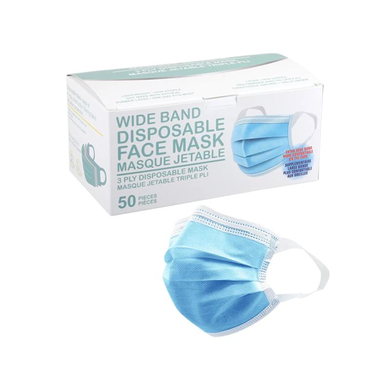 Wish Face Mask 50CT in Extra Wide Band Box (5x10PK)