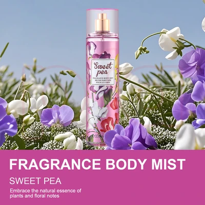88614, Fragrance Body Mist 8 oz/236 ml Sweet Pea for Women - United Scents, 191554886148