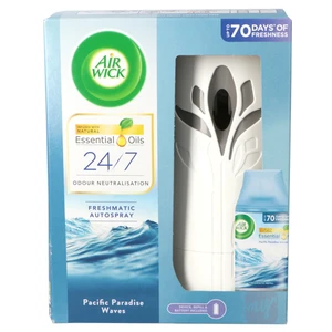 AWK250PPW, Air Wick Freshmatic Kit + Refill 250ml 6.2oz Pacific Paradise Waves, 5059001002891