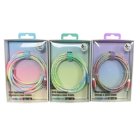 6FT USB to Lightning Rainbow Charge & Sync Cable