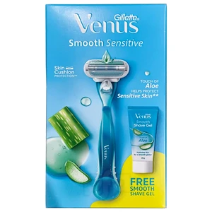 GVS3-25SG, Gillette Venus Smooth Sensitive 1PK w/ 25g Shaving Gel, 4987176378521