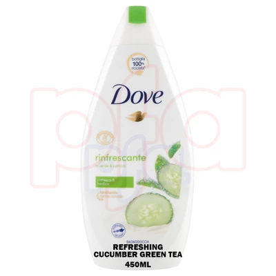 DBW450RCGT, Dove Body Wash 450ml Refreshing Cucumber Green Tea, 8720181047121