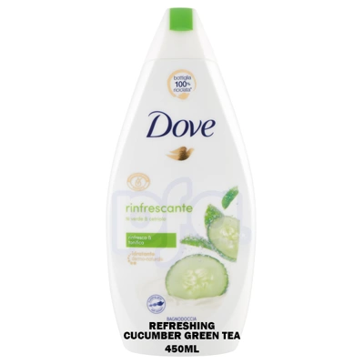 DBW450RCGT, Dove Body Wash 450ml Refreshing Cucumber Green Tea, 8720181047121