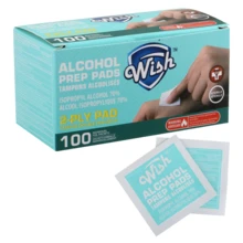 23105, Wish Alcohol Prep Pads 100PK, 191554231054