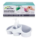 38401, Ideal Home Soap Dispenser&Sponge Holder 8.45oz, 191554384019