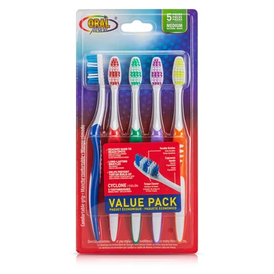 68001, Oral Fusion Toothbrush 5PK Medium, 191554680012