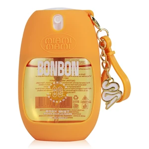 89237, Miami Mami Fragrance Body Mist 1.7oz w/ Charm Silicone Holder Bonbon, 191554892378