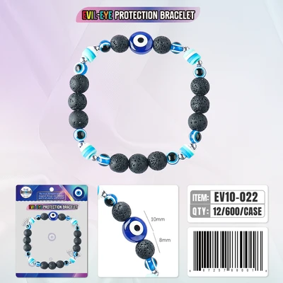 EV10-022, Evil Eye Bracelet Protection, 887257880018