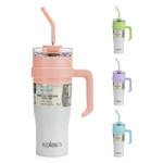 58233, Splash Bottle Stainless Steel Travel Mug 40oz 2 Tone, 191554582330
