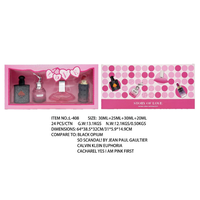 YSL,Jean Paul, CK, Pink Perfume set 4 pcs