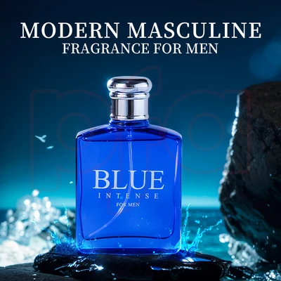 88201, Eau de Parfum 3.4 oz/100 ml Blue Intense for Men - United Scents, 191554882010