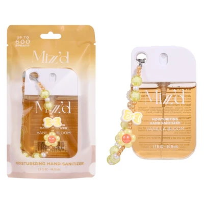 60922, Liquid Hand Sanitizer Spray Single Braclete 1.5oz With Bag Vanilla Bloom, 191554609228